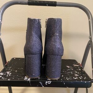 Elegant Glitter Ankle Boots